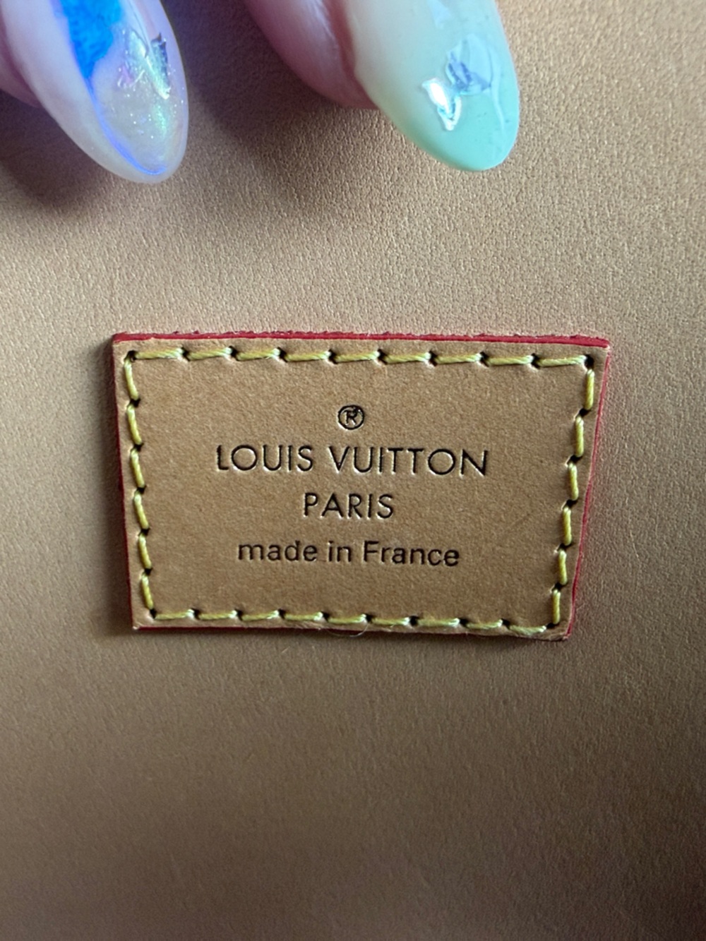 Louis Vuitton Brown Monogram Studded Alma-style Satchel with Red Trim - Picture 3 of 13